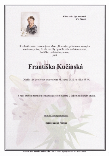 Františka Kučínská