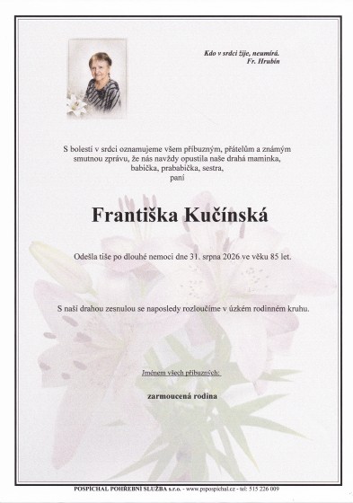 Františka Kučínská