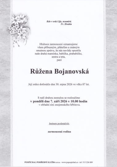 Růžena Bojanovská