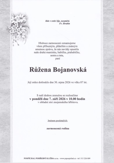 Růžena Bojanovská