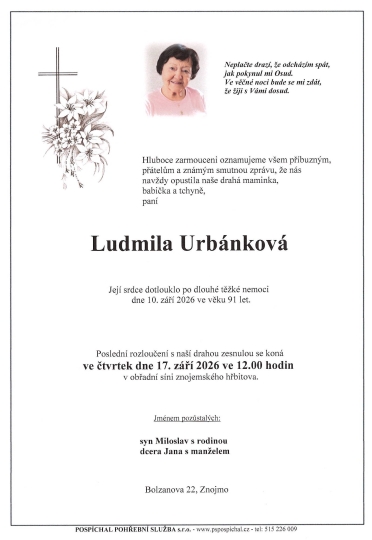 Ludmila Urbánková