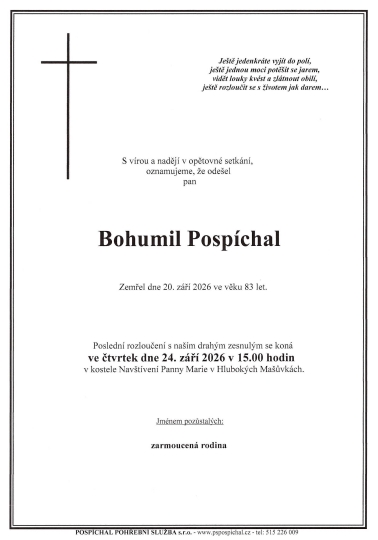 Bohumil Pospíchal