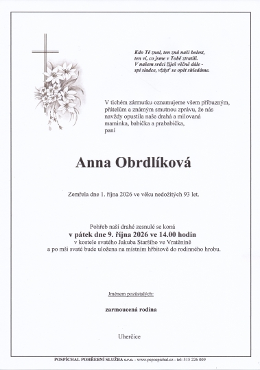 Anna Obrdlíková