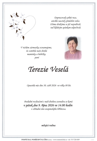Terezie Veselá