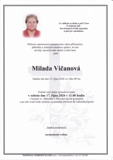 Milada Vičanová