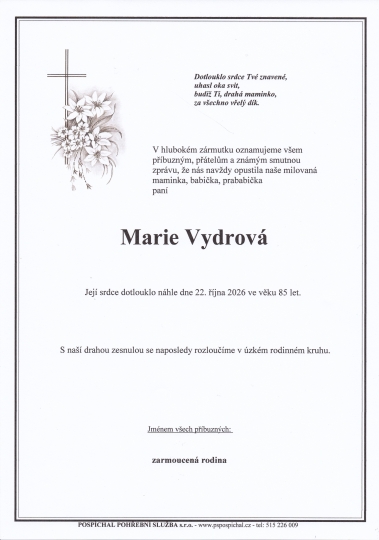 Marie Vydrová