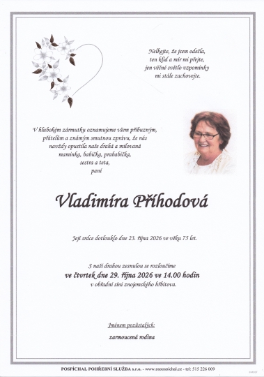 Vladimíra Příhodová